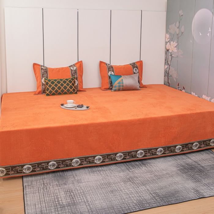 91家纺网 家纺一手货源 找家纺 手艺人 2025新款雪尼尔复合炕盖榻榻米炕垫 XK366-391 XK375