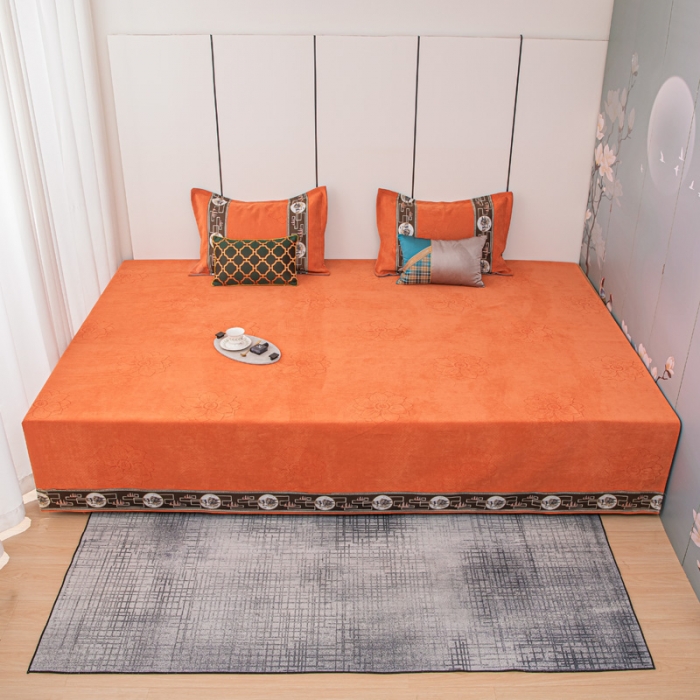 91家纺网 家纺一手货源 找家纺 手艺人 2025新款雪尼尔复合炕盖榻榻米炕垫 XK366-391 XK375