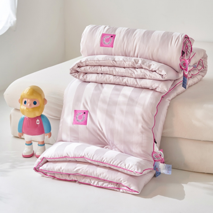 91家纺网 家纺一手货源 找家纺 莱福仕 2023新款A类杜邦防螨抗菌春秋被冬被被子被芯 维C-浅烟紫