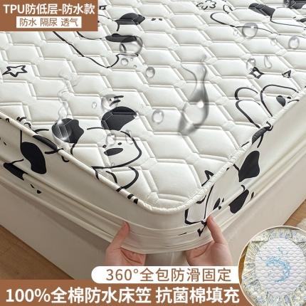 91家纺网 家纺一手货源 找家纺 （总）福来临家纺 2025新款13372夹棉防水全棉床笠