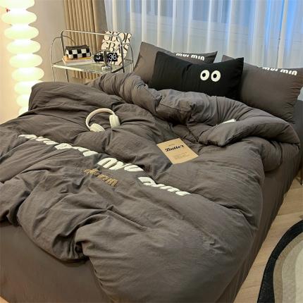 91家纺网 家纺一手货源 找家纺 （总）凯洛奇 2023新款毛巾绣水洗棉卡通四件套