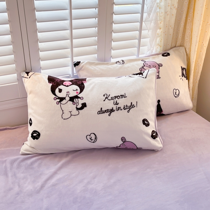 91家纺网 家纺一手货源 找家纺 （总2）星座 2025三丽鸥牛奶绒四件套