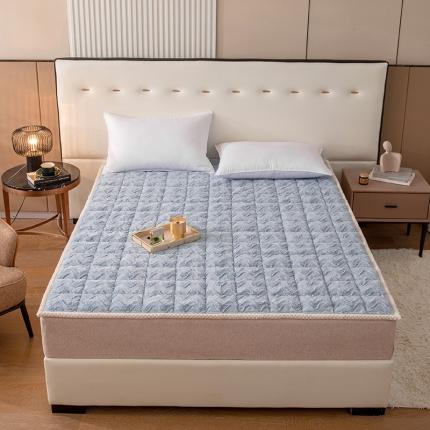 91家纺网 家纺一手货源 找家纺 总凌云家纺2025新款A类兔兔绒学生宿舍床褥家用床盖床垫可机洗-大床图