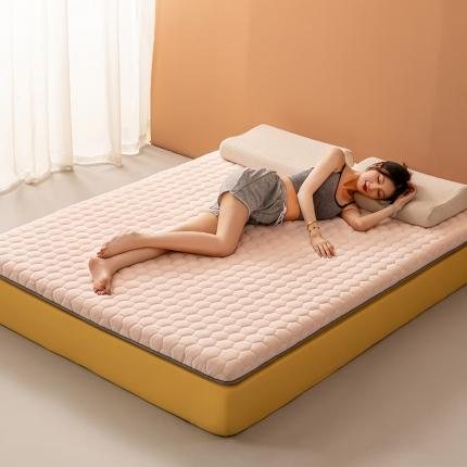 91家纺网 家纺一手货源 找家纺 （总）元昊 2025新款加厚即暖抗菌牛奶绒记忆棉床垫