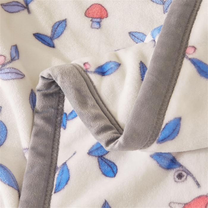 91家纺网 家纺一手货源 找家纺 （总）古吉梦 2023新款A类双面小清新系列牛奶绒毛毯