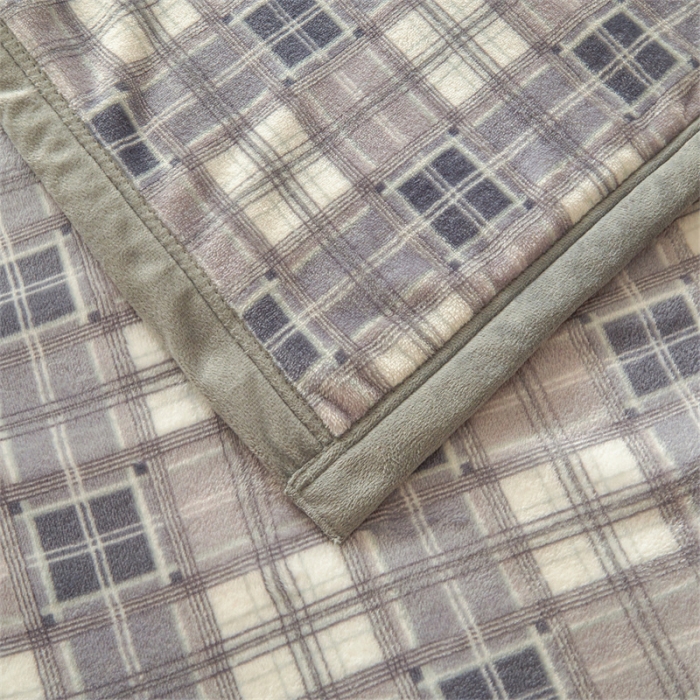 91家纺网 家纺一手货源 找家纺 古吉梦 2023新款A类双面无印风牛奶绒毛毯 毛毯-洛可可灰