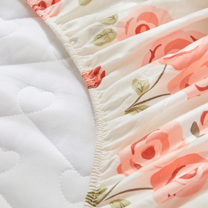 91家纺网 家纺一手货源 找家纺 宜凡 2023新款云朵棉床笠式床裙三件套 醉心