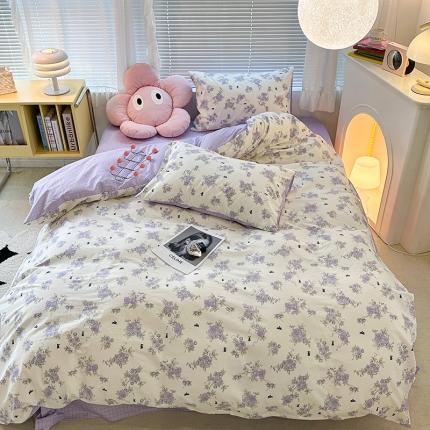 91家纺网 家纺一手货源 找家纺 （总）昔可 2023新款全棉可爱动物卡通印花四件套