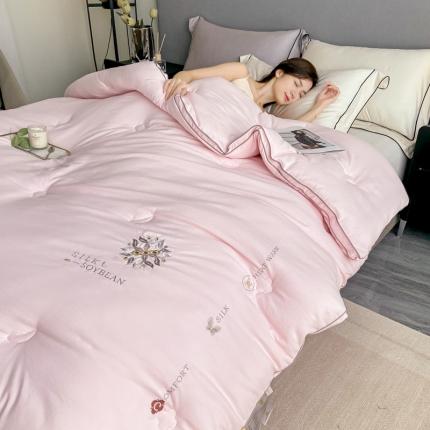 91家纺网 家纺一手货源 找家纺 （总）歌历斯家纺 2023新款亲肤舒适芙丽丝豆鲜被子被芯