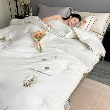 91家纺网 家纺一手货源 找家纺 （总）歌历斯家纺 2023新款亲肤舒适艾草纤维被子被芯