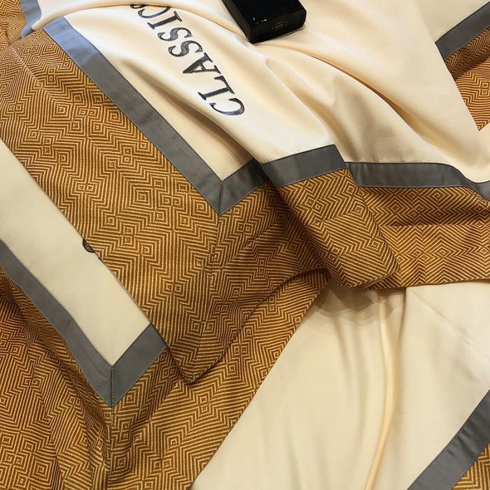 91家纺网 家纺一手货源 找家纺 黑白森林秋冬新品 100S超柔磨毛四件套四件套海岛棉全棉磨毛四季