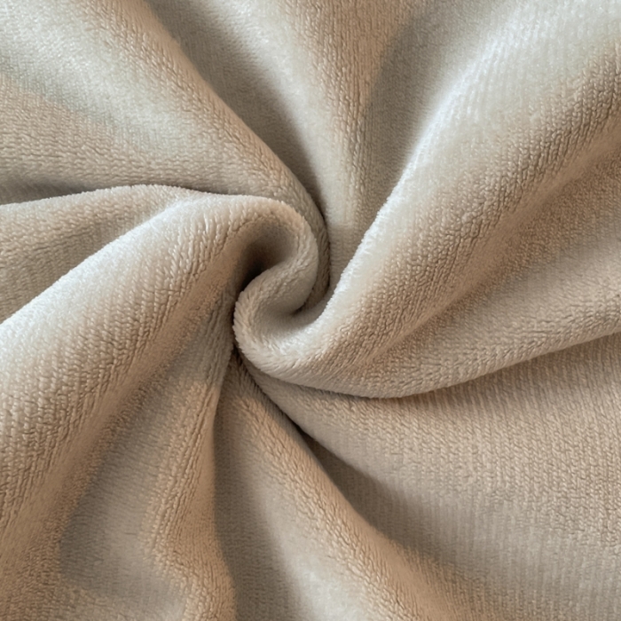 91家纺网 家纺一手货源 找家纺 米瑞娜 2024新款轻奢风埋绳款高克重牛奶绒四件套 美娜德-米咖浅米灰