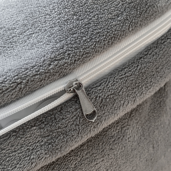 91家纺网 家纺一手货源 找家纺 米瑞娜 2024新款轻奢风埋绳款高克重牛奶绒四件套 美娜德-雅士灰