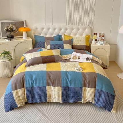 91家纺网 家纺一手货源 找家纺 （总）凯磊家纺 新款加厚磨毛印花系列四件套