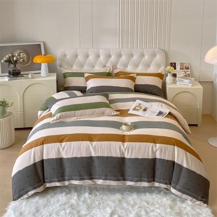 91家纺网 家纺一手货源 找家纺 （总）凯磊家纺 新款加厚磨毛印花系列四件套