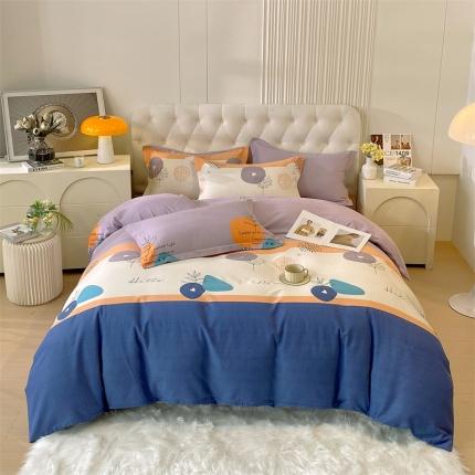 91家纺网 家纺一手货源 找家纺 （总）凯磊家纺 新款加厚磨毛印花系列四件套