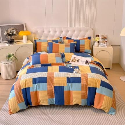 91家纺网 家纺一手货源 找家纺 （总）凯磊家纺 新款加厚磨毛印花系列四件套