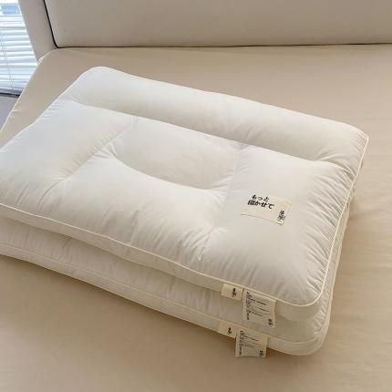 A类原生态全棉日式质原护颈助眠枕芯枕头 无荧光零甲醛