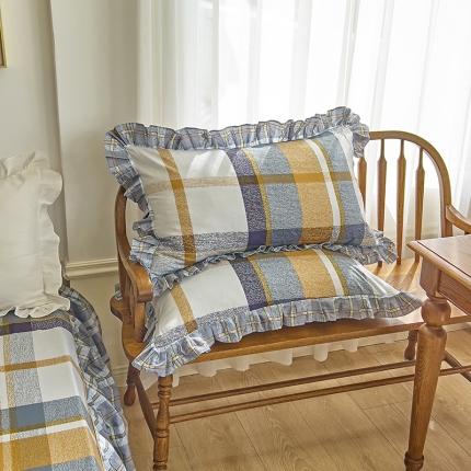 91家纺网 家纺一手货源 找家纺 （总）爱妮玖玖 2023新款全棉春暖系列单层花边枕