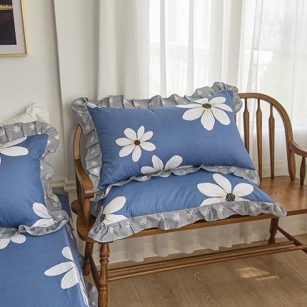 91家纺网 家纺一手货源 找家纺 （总）爱妮玖玖 2023新款全棉春暖系列单层花边枕