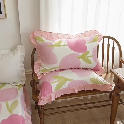 91家纺网 家纺一手货源 找家纺 （总）爱妮玖玖 2023新款全棉春暖系列单层花边枕