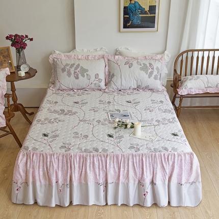 91家纺网 家纺一手货源 找家纺 （总）爱妮玖玖 2023新款全棉春暖系列夹棉床裙