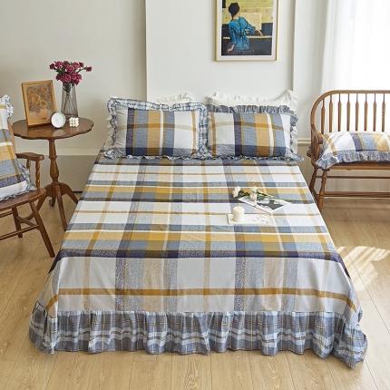 91家纺网 家纺一手货源 找家纺 （总）爱妮玖玖家纺 2023新款全棉春暖系列花边床单