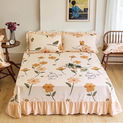 91家纺网 家纺一手货源 找家纺 （总）爱妮玖玖家纺 2023新款全棉春暖系列花边床单