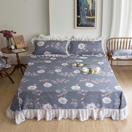 91家纺网 家纺一手货源 找家纺 （总）爱妮玖玖家纺 2023新款全棉春暖系列花边床单