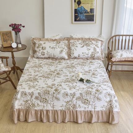 91家纺网 家纺一手货源 找家纺 （总）爱妮玖玖家纺 2023新款全棉春暖系列花边床单