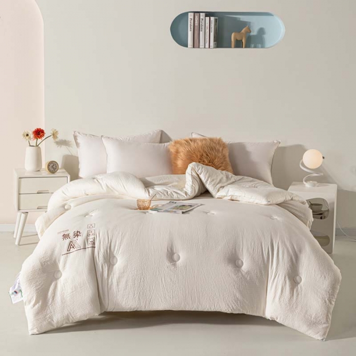 91家纺网 家纺一手货源 找家纺 （总）爱宝被业 2023新款针织棉华夫格被-单被