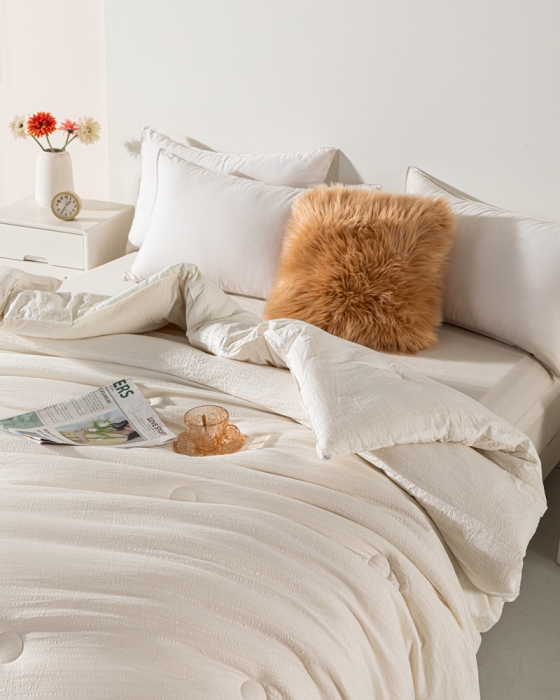 91家纺网 家纺一手货源 找家纺 （总）爱宝被业 2023新款针织棉华夫格被-单被