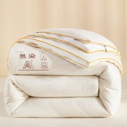 91家纺网 家纺一手货源 找家纺 （总）爱宝被业 2025新款针织棉华夫格被-子母被,白色,粉色,绿色,浅灰