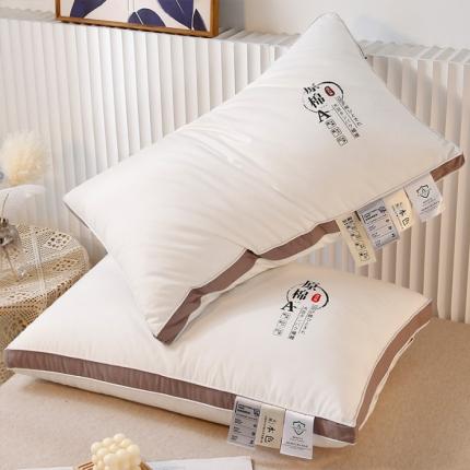 91家纺网 家纺一手货源 找家纺 （总）宇诺家纺 2025新款A类抗菌防螨原棉双边大豆枕原棉枕头枕芯