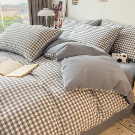 91家纺网 家纺一手货源 找家纺 （总）芃成 2023新款全棉水洗棉四件套