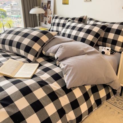 91家纺网 家纺一手货源 找家纺 （总）芃成 2023新款全棉水洗棉四件套