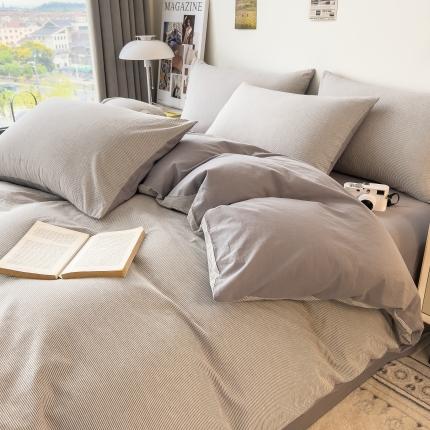 91家纺网 家纺一手货源 找家纺 （总）芃成 2023新款全棉水洗棉四件套