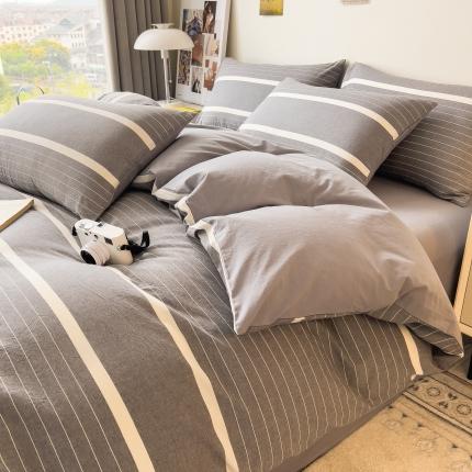 91家纺网 家纺一手货源 找家纺 （总）芃成 2023新款全棉水洗棉四件套