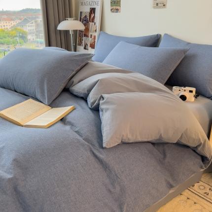 91家纺网 家纺一手货源 找家纺 （总）芃成 2023新款全棉水洗棉四件套