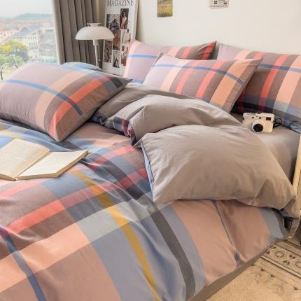 91家纺网 家纺一手货源 找家纺 （总）芃成 2023新款全棉水洗棉四件套