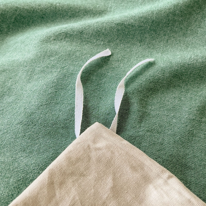 91家纺网 家纺一手货源 找家纺 芃成 2023新款全棉水洗棉四件套 草绿配米色