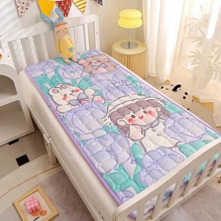 91家纺网 家纺一手货源 找家纺 总八零年代加厚保暖婴儿绒床垫幼儿园午睡垫大版卡通爬爬垫飘窗垫多功能地垫