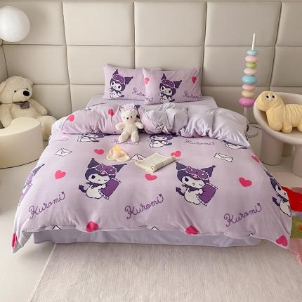 (总) Mr.pig猪先生 2023新款小版三丽鸥牛奶绒四件套