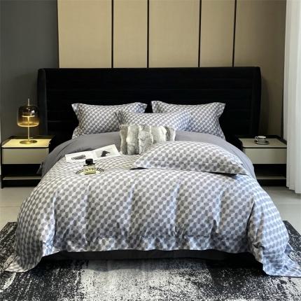 91家纺网 家纺一手货源 找家纺 （总）朵美 2023新款50支全棉数码印花磨毛四件套