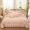 91家纺网 家纺一手货源 找家纺 宜凡 2023新款牛奶绒夹棉绗缝绣花床盖四件套 樱桃-柔粉