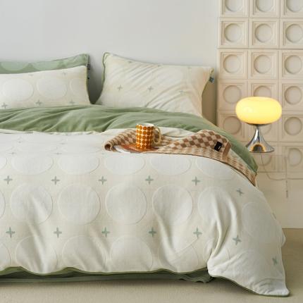 91家纺网 家纺一手货源 找家纺 (总) 安莱生活 2023年新品专版立体印花牛奶绒四件套-星辰系列