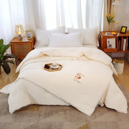 91家纺网 家纺一手货源 找家纺 (总) 鸣升家纺 新款100%色织提花大豆子母被