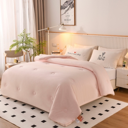 91家纺网 家纺一手货源 找家纺 美雅碧羊毛针织被 冬被 被子针织