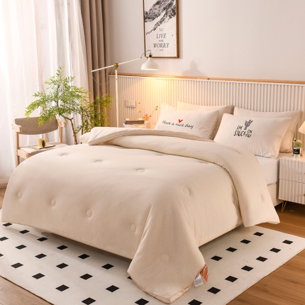 91家纺网 家纺一手货源 找家纺 美雅碧羊毛针织被 冬被 被子针织