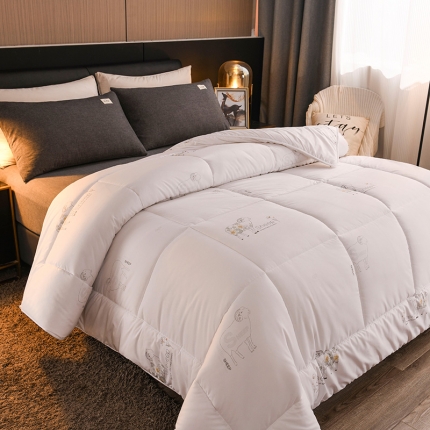 91家纺网 家纺一手货源 找家纺 印花羊毛被被子冬被羊毛被